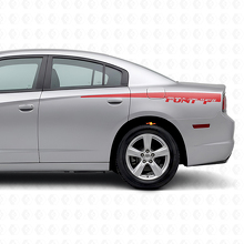 Adesivo Vinile Strisce Personalizzate Laterali Posteriori per Dodge Charger 2011-2014_3