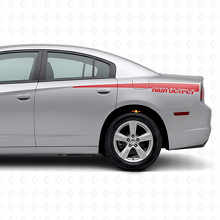 Adesivo in vinile strisce laterali High Output per Dodge Charger 2011-2014_3