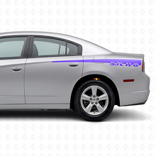 Adesivo in vinile per strisce laterali 5.7L H/O per Dodge Charger 2011-2014_2