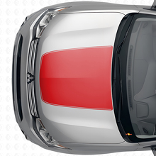 Striscia Centrale Cofano Adesivo in Vinile per Mitsubishi Outlander 2012-2014_4