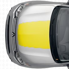 Striscia Centrale Cofano Adesivo in Vinile per Mitsubishi Outlander 2012-2014_5