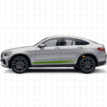 Adesivo in Vinile con Strisce Laterali Stile Racing per Mercedes-Benz AMG GLC-Class C253_3