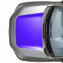 Adesivo in Vinile Centrale per Cofano per Toyota RAV4 2019-2024_2