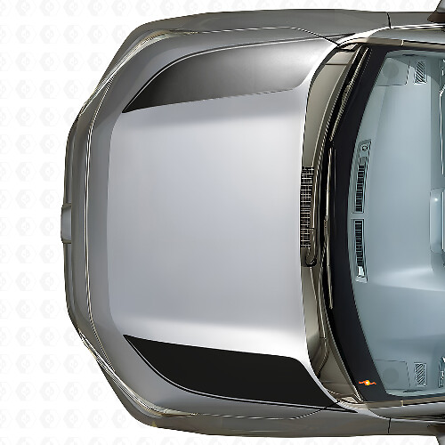 Adesivo in Vinile con Strisce Doppie Cofano per Toyota RAV4 2019-2024_1