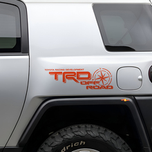 Adesivo Laterale in Vinile TRD Off Road Compass per Toyota FJ Cruiser_4