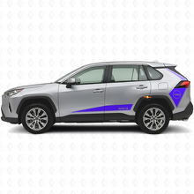 Adesivo in Vinile a Strisce Laterali in Stile Hockey TRD per Toyota RAV4 2019-2024_2