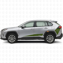 Adesivo in Vinile a Strisce Laterali in Stile Hockey TRD per Toyota RAV4 2019-2024_3