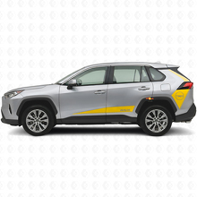 Adesivo in Vinile a Strisce Laterali in Stile Hockey TRD per Toyota RAV4 2019-2024_5