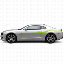 Kit Adesivi Vinilici Strisce Laterali Stile Racing Per Chevrolet Camaro 2010-2013_3