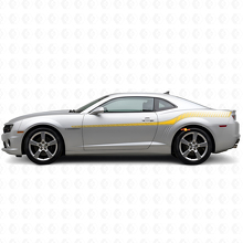Kit Adesivi Vinilici Strisce Laterali Stile Racing Per Chevrolet Camaro 2010-2013_6