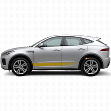 Kit Adesivi in Vinile con Strisce Laterali a Scacchi per Jaguar E-Pace 2017-2022_4