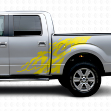 Kit Adesivo Vinile Laterale Antischizzi Fango 4x4 per Musclecar Truck 2009-2012_6
