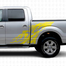Kit Adesivo Vinile Laterale Antischizzi Fango 4x4 per Musclecar Truck 2009-2012_6