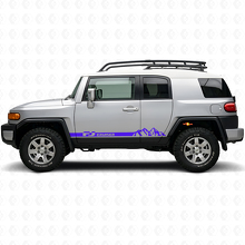 Adesivo in Vinile a Strisce per Minigonne Mountain Style per Toyota FJ Cruiser_2