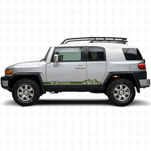 Adesivo in Vinile a Strisce per Minigonne Mountain Style per Toyota FJ Cruiser_3