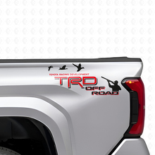 Set di Adesivi in Vinile Laterali TRD Off Road Duck Hunter per Camion Toyota_2