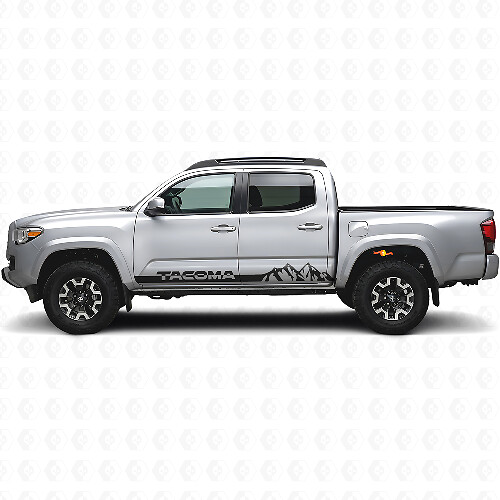 Adesivo in Vinile per Minigonne Mountain Style per Toyota Tacoma 2016-2023
