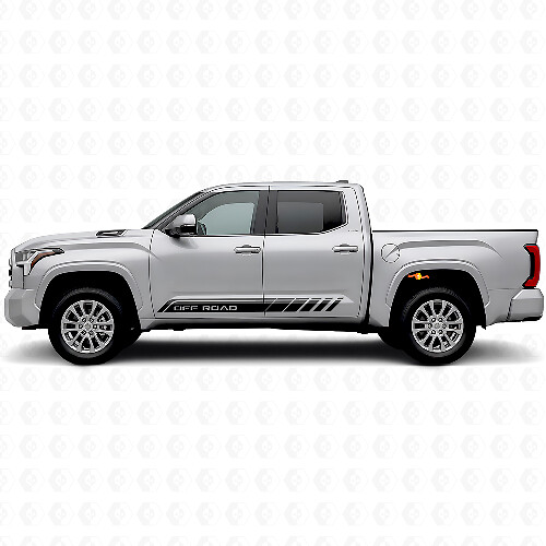 Adesivo in vinile con scritta Off Road per modanature sottoporta Toyota Tundra 2022+