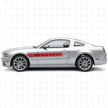 Kit di adesivi in vinile con strisce laterali ad alte prestazioni 5.0 per Musclecar Musclecarmodel 2010-2014_3