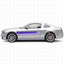 Kit di Adesivi in Vinile con Strisce Laterali e Logo Cavallo per Musclecar Musclecarmodel 2010-2014_2