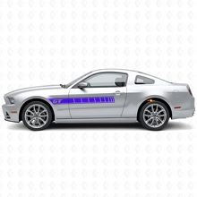 Kit Adesivi in Vinile Strisce Laterali con Logo GT per Musclecar Musclecarmodel 2010-2014_2