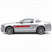 Kit Adesivi in Vinile Strisce Laterali con Logo GT per Musclecar Musclecarmodel 2010-2014_3