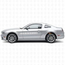 Kit Adesivi in Vinile Strisce Laterali con Logo GT per Musclecar Musclecarmodel 2010-2014_4