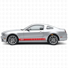 Kit Adesivi in Vinile con Strisce per Battitacco Logo GT per Musclecar Musclecarmodel 2010-2014_3