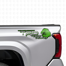 Set di Adesivi Laterali Posteriori in Vinile TRD Off Road Eagle per Camion Toyota_2