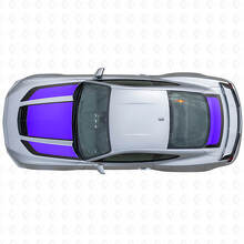 Kit Adesivi in Vinile Strisce Nero Opaco Cofano Bagagliaio per Musclecar Musclecarmodel 2023_3