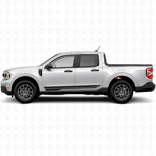Kit Adesivi Vinile Strisce Laterali Porta Doppia per Musclecar Maverick 2022-26
