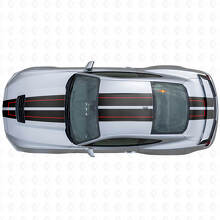 Kit di adesivi vinilici laterali integrali a strisce da corsa per Musclecar Musclecarmodel 2024-26_5