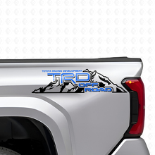 Set di Adesivi Laterali in Vinile Stile Montagna TRD Off Road per Camion Toyota_2