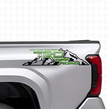 Set di Adesivi Laterali in Vinile Stile Montagna TRD Off Road per Camion Toyota_3