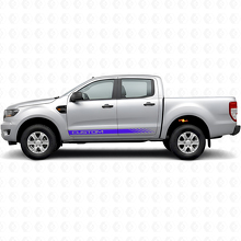Kit Adesivi in Vinile con Strisce a Strobo Personalizzate per Porte per Musclecar Ranger Crew Cab 2019-2023_2