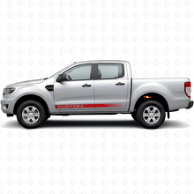 Kit Adesivi in Vinile con Strisce a Strobo Personalizzate per Porte per Musclecar Ranger Crew Cab 2019-2023_4