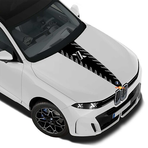 Adesivo in vinile a striscia centrale stile X per cofano BMW X5 G65