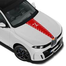 Adesivo in vinile a striscia centrale stile X per cofano BMW X5 G65_2