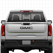 Strisce Adesive Per Portellone Posteriore Per GMC Sierra 1500 AT4X Adesivo in Vinile Per Grafica GMC Sierra_3
