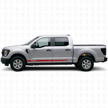 Kit personalizzato di adesivi in vinile con strisce laterali a scacchiera per Musclecar truck 2021-26_4