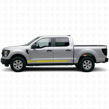 Kit personalizzato di adesivi in vinile con strisce laterali a scacchiera per Musclecar truck 2021-26_6