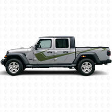 Kit di Adesivi in Vinile a Strisce Laterali Angolari per Jeep Gladiator 2020-27_3