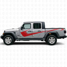 Kit di Adesivi in Vinile a Strisce Laterali Angolari per Jeep Gladiator 2020-27_4
