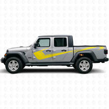 Kit di Adesivi in Vinile a Strisce Laterali Angolari per Jeep Gladiator 2020-27_6