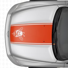 Adesivo in vinile con contorno a strisce Grumpy Bee per Dodge Ram 1500 2500 3500_4