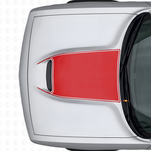 Pellicola adesiva per bocchetta cofano con contorno oscurato per Dodge Challenger 2015+_4