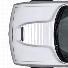 Strisce Adesive in Vinile per Ventilazione Cofano Strobe per Dodge Challenger 2015+_5