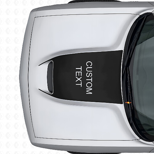 Adesivo in vinile per presa d'aria cofano personalizzato oscurata per Dodge Challenger 2015+_1