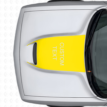 Adesivo in vinile per presa d'aria cofano personalizzato oscurata per Dodge Challenger 2015+_6