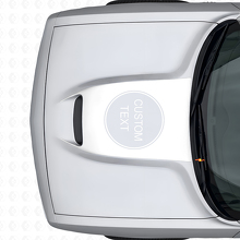 Adesivo in Vinile per Presa d'Aria Cofano con Scritta Personalizzata per Dodge Challenger 2015+_5